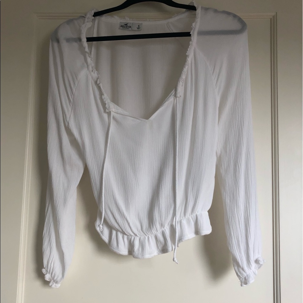 Hollister Peasant Top Sz Small - Picture 6 of 8